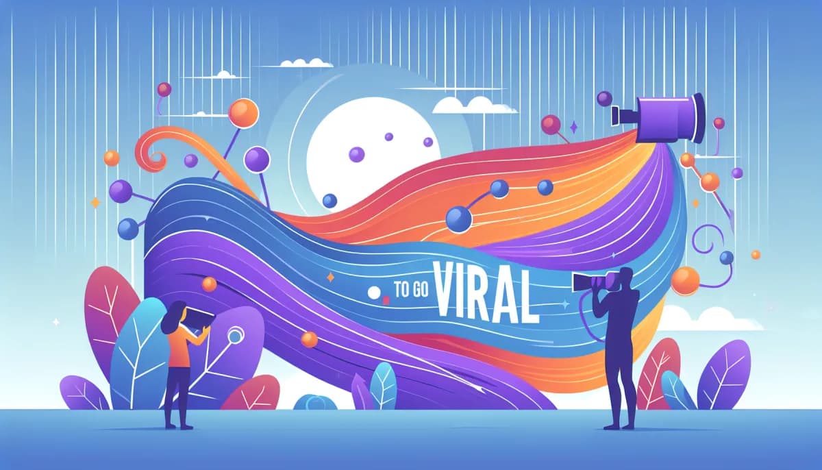 Viral social media post notification screen showing rapid growth in likes and shares