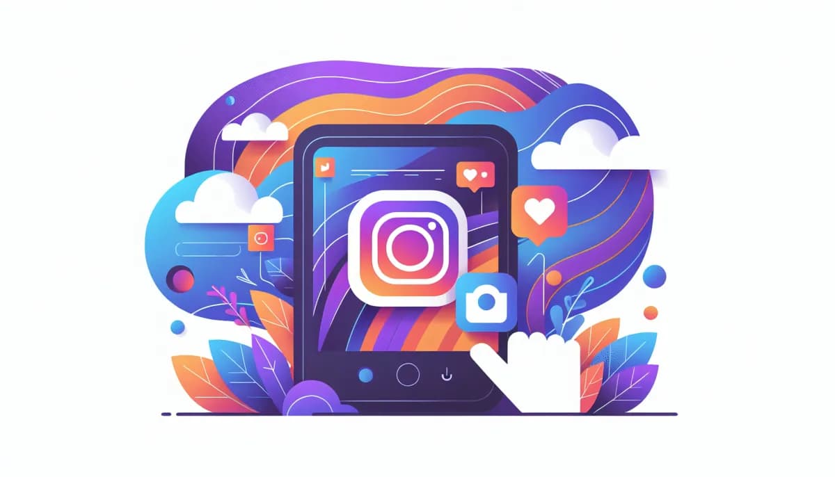 Instagram Stories strategy guide showing interactive stickers and highlights