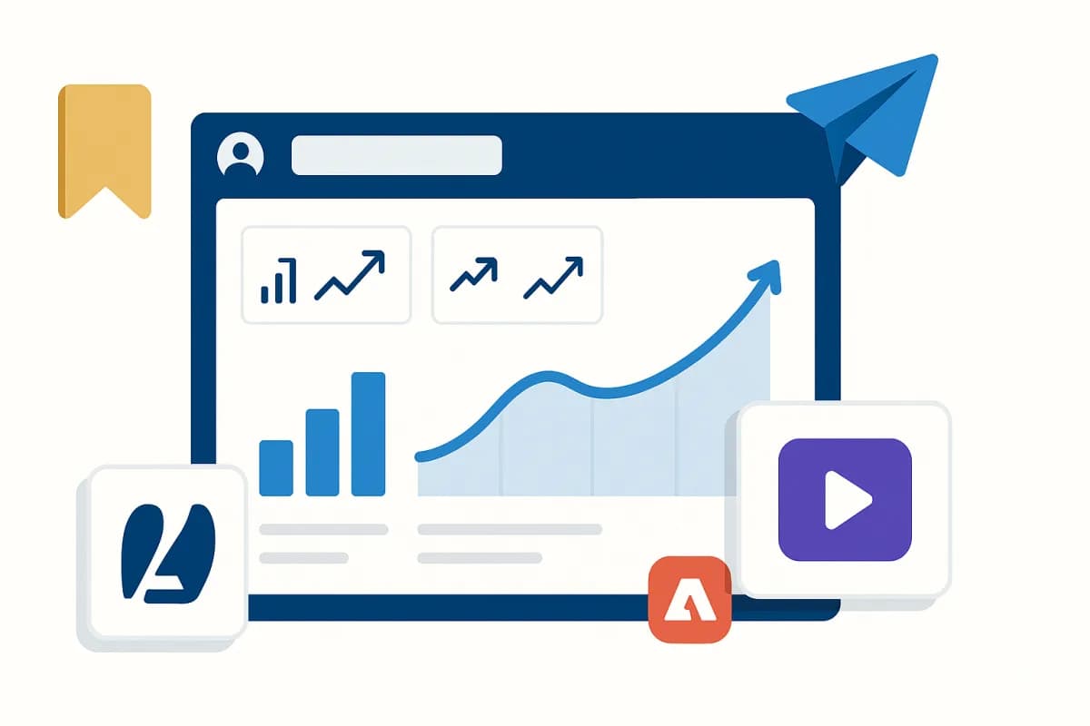 LinkedIn creator pack May 2026 Saves Sends KPI analytics video covers newsletters professional announcement animations Adobe Express video ads B2B