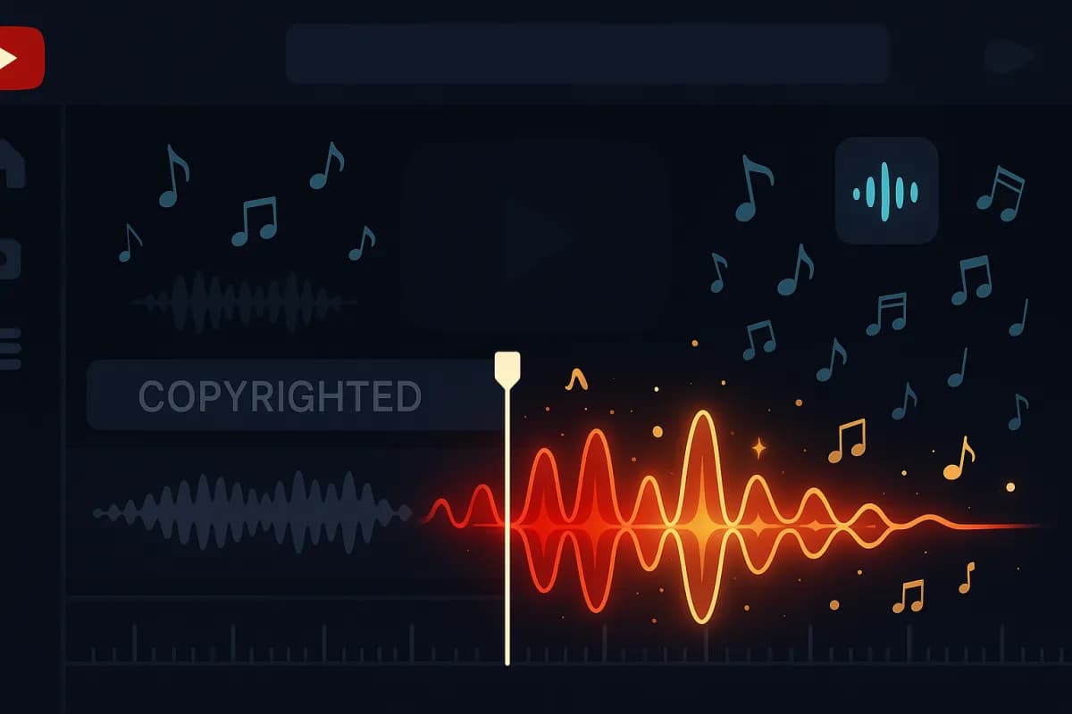 YouTube AI Music Generator 2026 Studio desktop replace copyrighted audio Content ID strikes monetization Epidemic Sound Artlist savings creators