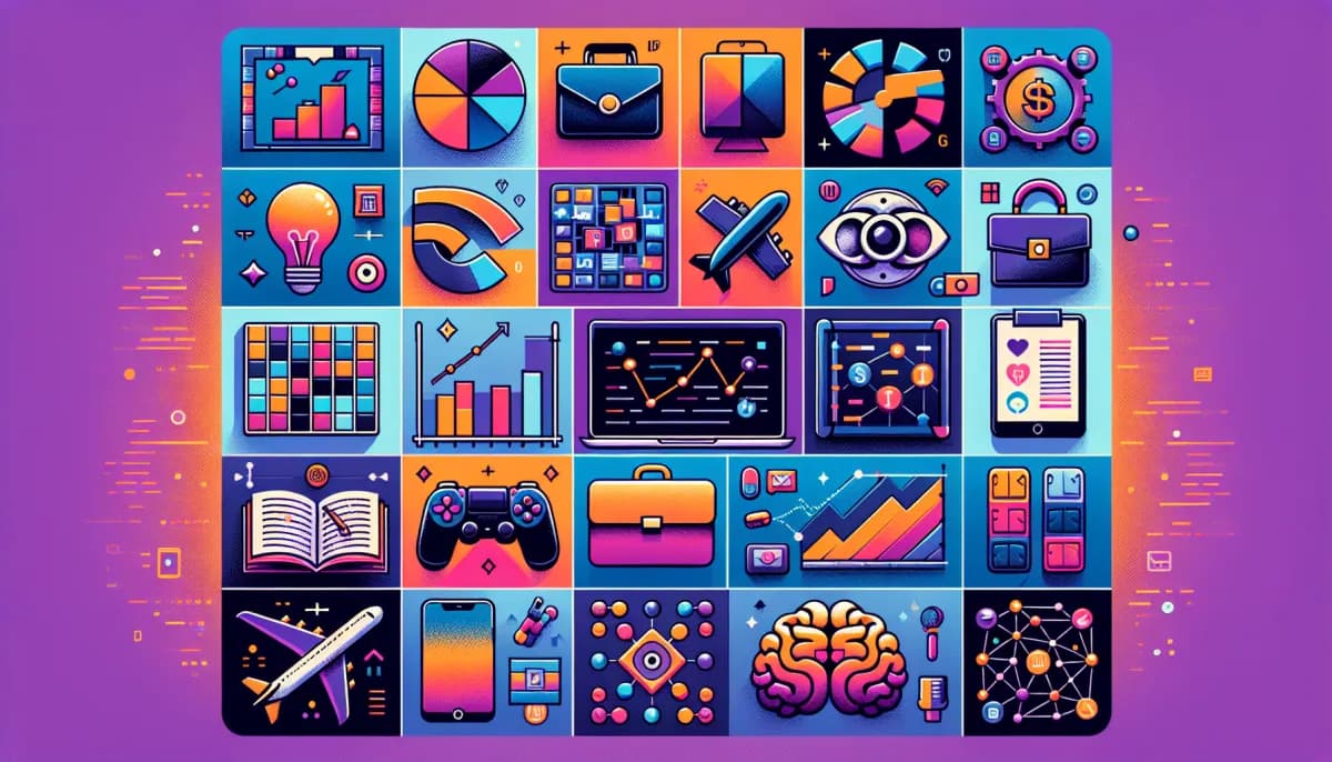 Infographic showing the top 12 most profitable social media niches in 2026 with creator revenue data