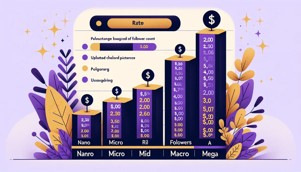 Influencer rate card by follower count in 2026: from nano to mega-influencer pricing tiers
