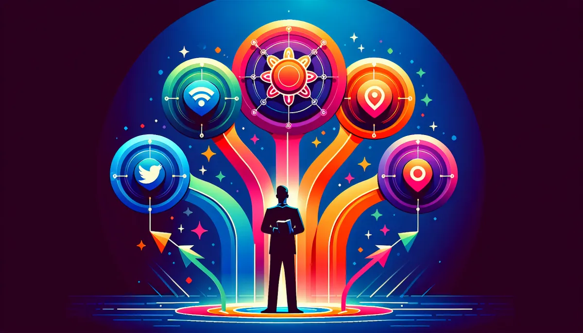 Multi-platform content strategy diagram 2026 — TikTok for discovery, Instagram for community, YouTube for depth