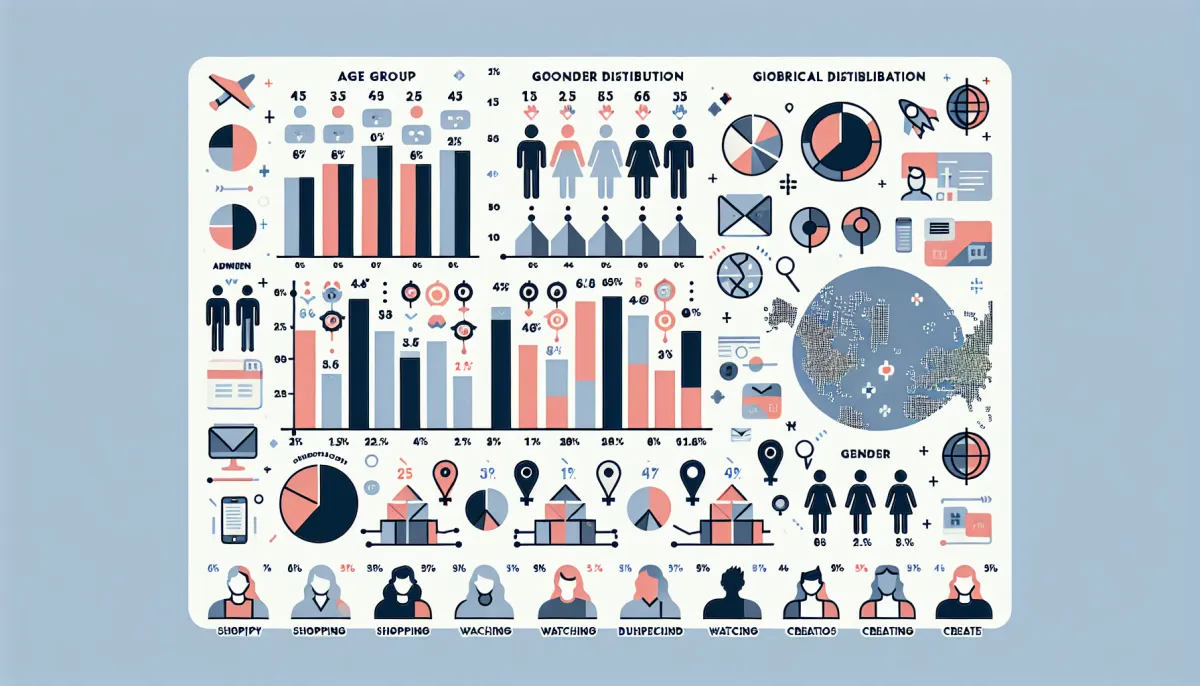 Infographic comparing Instagram and TikTok audience demographics in 2026